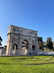 Fototapeta premium Arch of Constantine at Roma in Italy