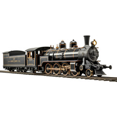 Obraz premium Miniature Model Train on Display.