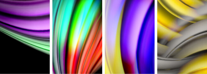 Blurred color line backgrounds. Vector Illustration For Wallpaper, Banner, Background, Card, Book Illustration, landing page