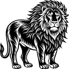 silhouette-of-lion