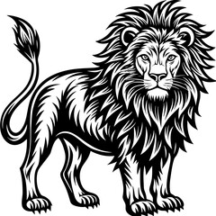 silhouette-of-lion