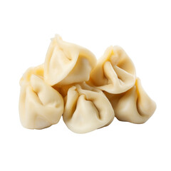 Delicious Homemade Tortellini Pasta on a Wooden Table.