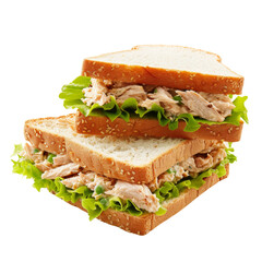 Delicious Tuna Salad Sandwich with Fresh Ingredients.