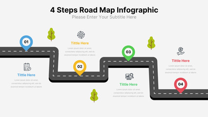 Business Infographic Process Template