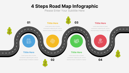 Business Infographic Process Template