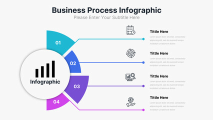 Business Infographic Process Template