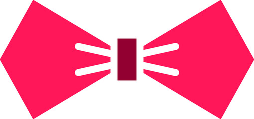 Bow Tie Icon Illustration