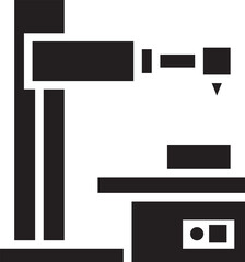 Cnc and Industrial Machine Icon
