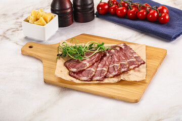 Italian pork sausage - prosciutto crudo