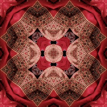 Traditional mixed Embroidery design concept. Antique fashion art for website, user interface theme. Interior decoration idea. Abstract pattern for the carpet background