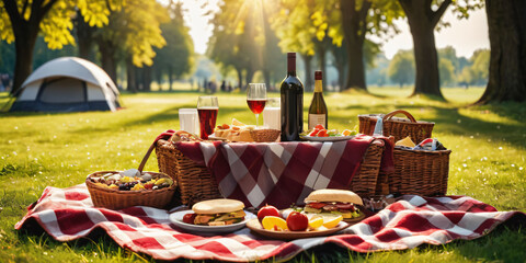 Fototapeta premium picnic in the park