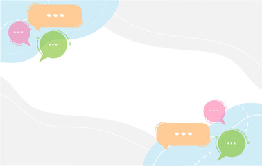 illustration of an background with balloons