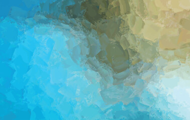 abstract gradient brush effect stroke blended grunge layered shadow wave effect dark faded turquoise pale yellow ash blue gradient background illustration	