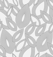 Oat vector symbol. Stylized oat pattern vector. Rice, wheat seamless pattern. Stylized grains pattern  for decoration natural product store, bakery market, organic shop, nature firm, farming.