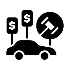 Car Auction Icon