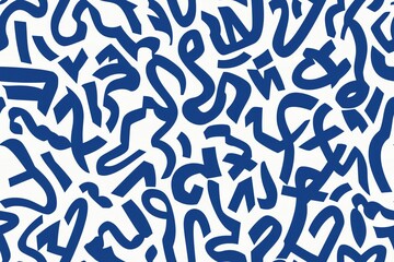 Seamless Abstract Blue Pattern