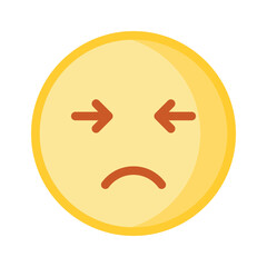 Get this amazing icon of sick emoji in modern style