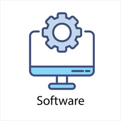 Software Vector icon 