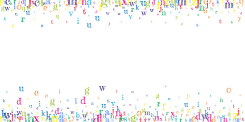 Concept of school background. Colorful childish