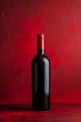 Simple Wine Bottle Mockup