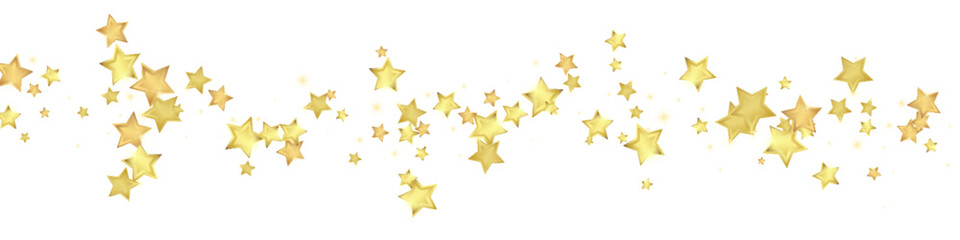 Magic stars vector overlay.  Gold stars scattered