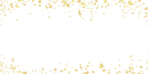Magic stars vector overlay.  Gold stars scattered