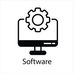 Software Vector icon 