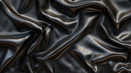 Obraz premium Simulated leather with undulating and creased texture on a PVC foundation