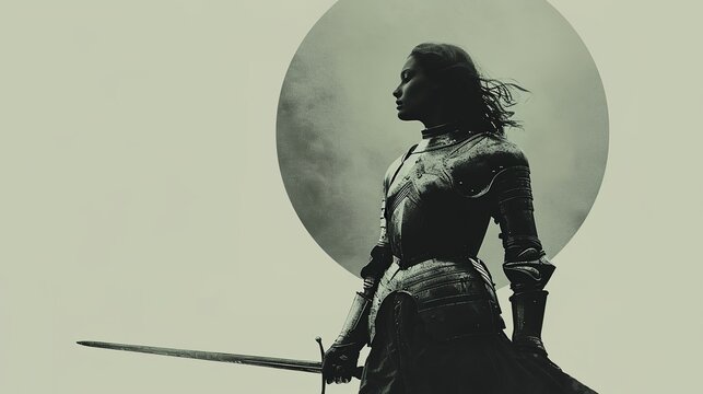 Joan of Arc : French Heroine, Martyr, and National Icon of Patriotism and Victory - Side Copy Profile Of French Warrior