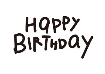 Happy Birthday Handwritten 