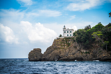 Portofino. Historic center of Liguria nestled on the sea. Dream gulf. Wonderful Italy.