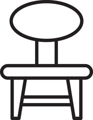 Chair Line Icon