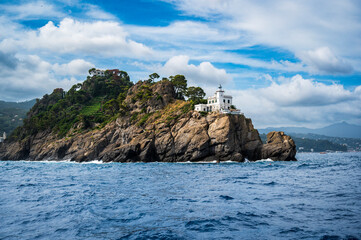 Portofino. Historic center of Liguria nestled on the sea. Dream gulf. Wonderful Italy.