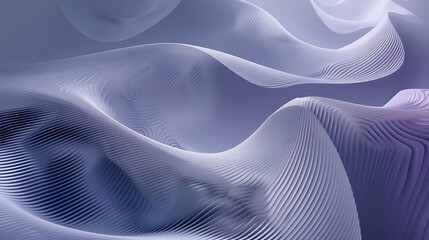Naklejka premium Abstract flowing blue and purple waves.