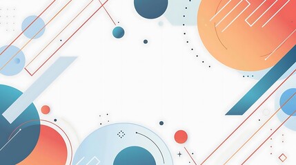 Obraz premium Abstract geometric background with gradient color. Modern and trendy background for your design.