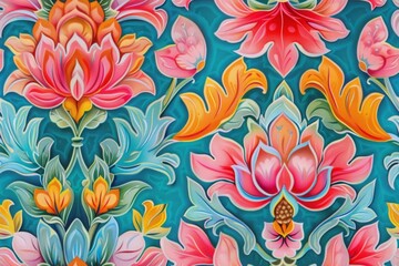 Seamless floral wallpaper