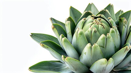 Fototapeta premium artichoke on isotate white back background