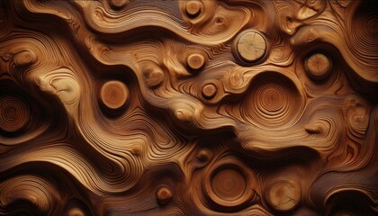 Background featuring the natural texture of wood, showcasing the grain patterns and rich, warm tones.