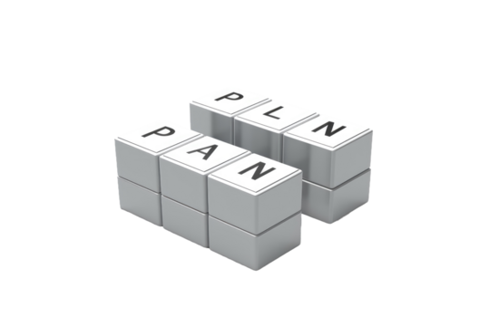 The Realm of Planning Cubes on White or PNG Transparent Background.