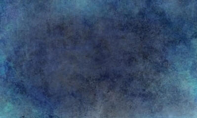 Blue Grunge Brush Painted Wall Texture Background for Cover, Construction, Industrial, and Design Use