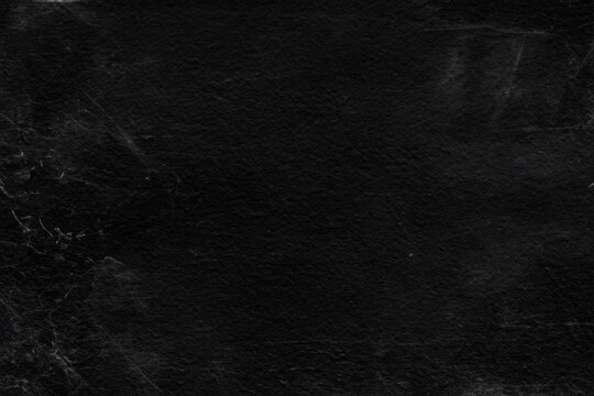 Vintage Black Stucco Wall Texture with White Scratches and Scuffs, Ideal Grunge Background for Designers