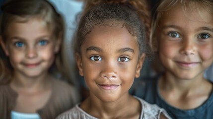 Group of Children Posed for Picture