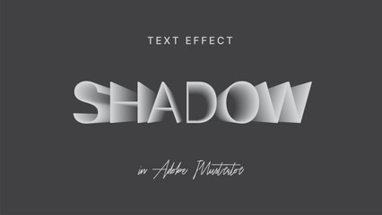 Shadow 3D  Editable Text Effect