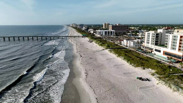 Jax Beach, Jacksonville Florida Beach aerial