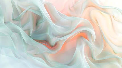 Abstract pastel colored fabric.