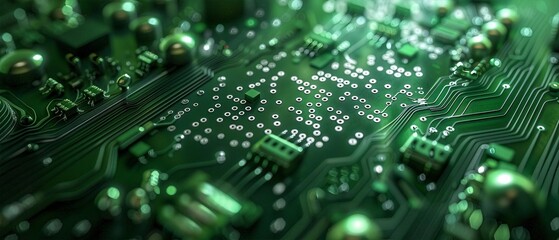 Obraz premium Nanotechnology in Chipset Development