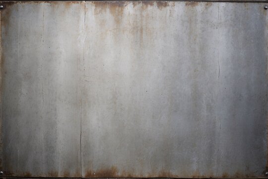 Large sheet metal surface showing signs of mild wear and corrosion