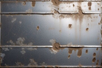 Detailed texture of a weathered aircraft metal skin with visible signs of decay