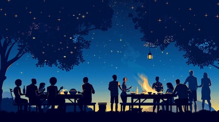 Urban BBQ Delight: A Stylish Cookout