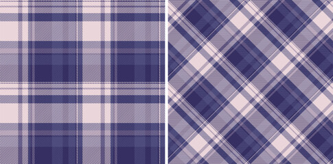 Vector seamless fabric of texture pattern textile with a background plaid tartan check. Set in popular colors for apartment decor ideas.
